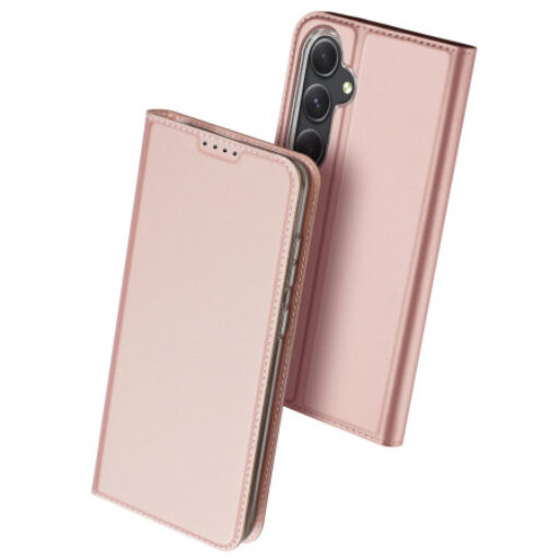 Dux Ducis Pink Faux Leather Stand Wallet Case for Samsung Galaxy S23 FE