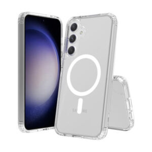 Olixar ExoShield Clear Case with MagSafe Compatibility – Designed for Samsung Galaxy S23 FE